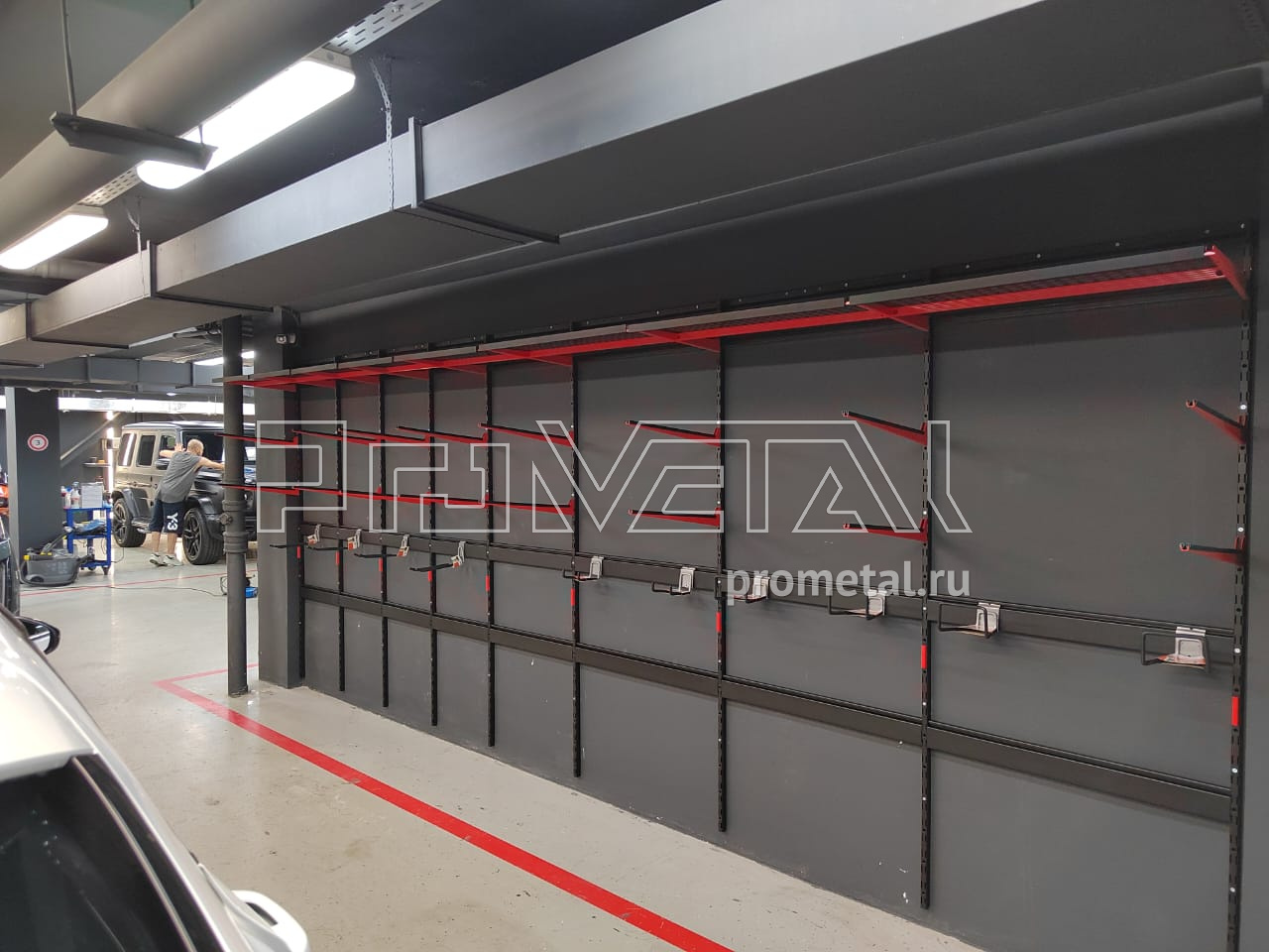 Обустройство хозблока системой хранения, Московская обл., КП "Лайт Хаус" Обустройство хозблока системой хранения, Московская обл., КП "Лайт Хаус"