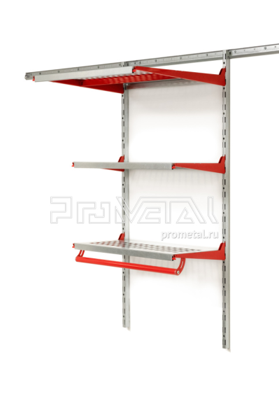 Комплект Полки + Штанга для плечиков