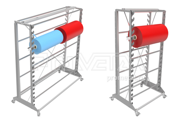 Стенд "10 рулонов" диам. до 30см двусторонний
