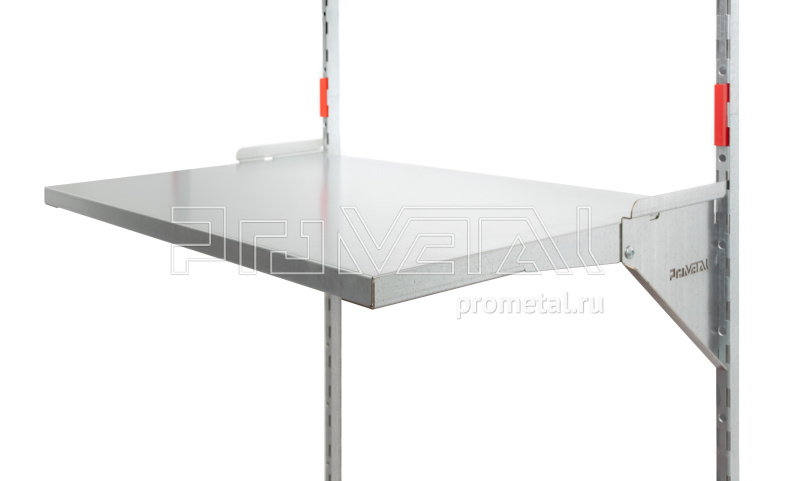 Стол-верстак откидной в оцинковке