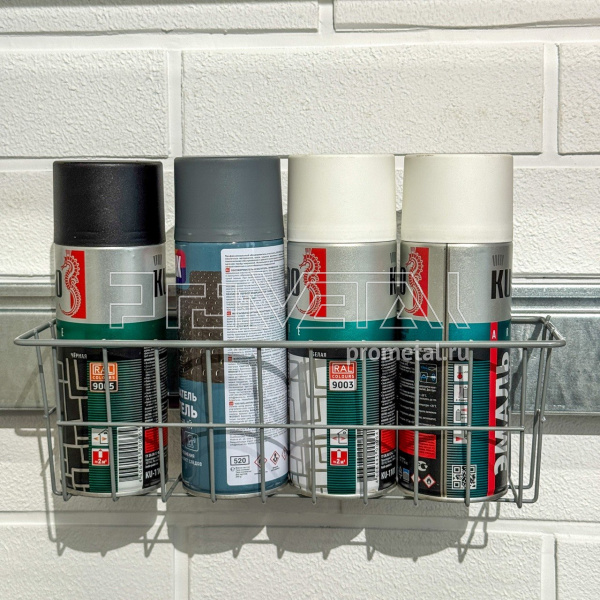 корзина металлическая лёгкая узкая 31x10x10.5 GL32c