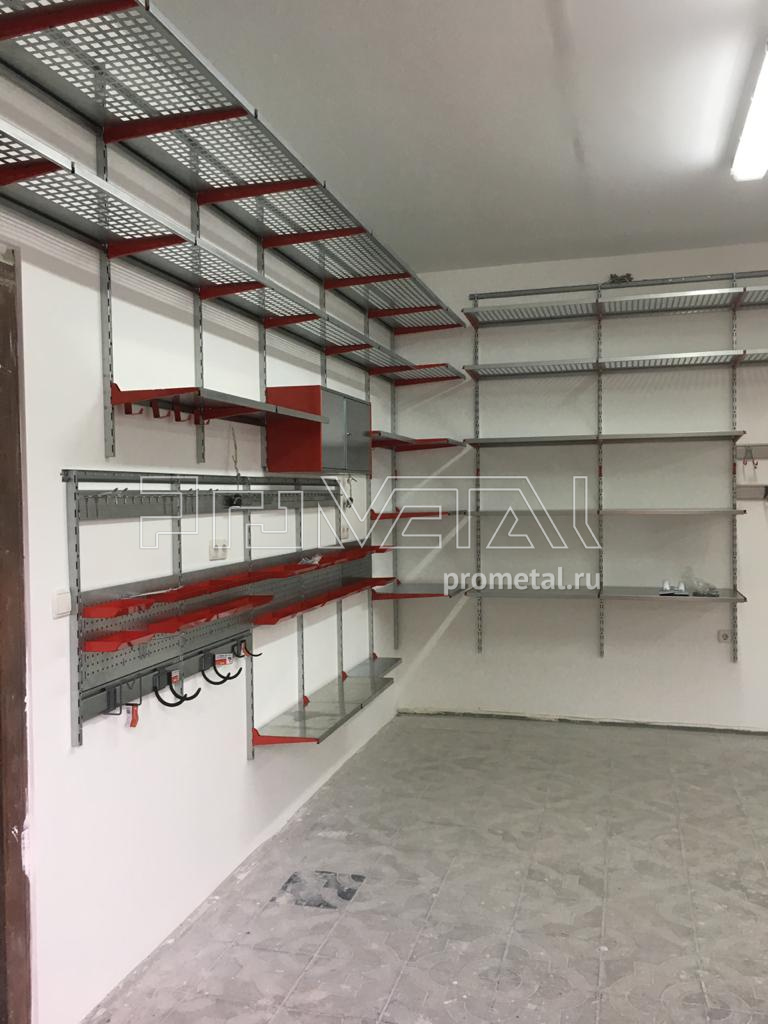 Обустройство большого гаража в Московской области системой хранения
