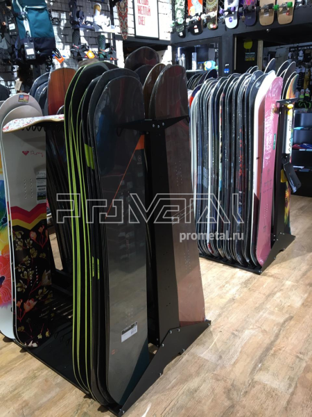 Стойка-накопитель для лыж, сноубордов