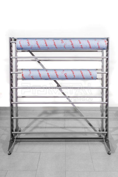 Стенд "14 рулонов" диам. до 23см усиленный двусторонний на ножках