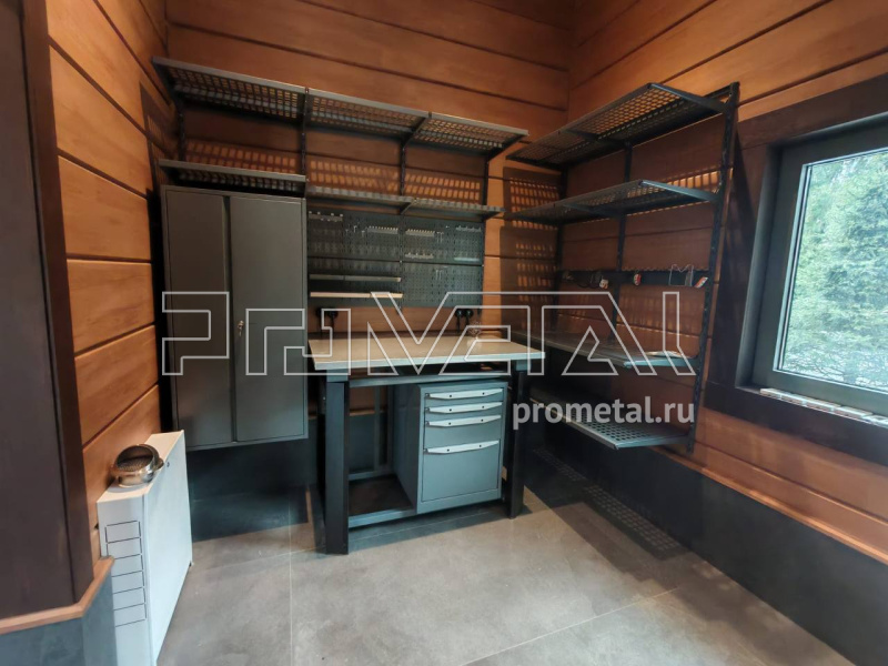 Верстак Туллбокс с одной тумбой