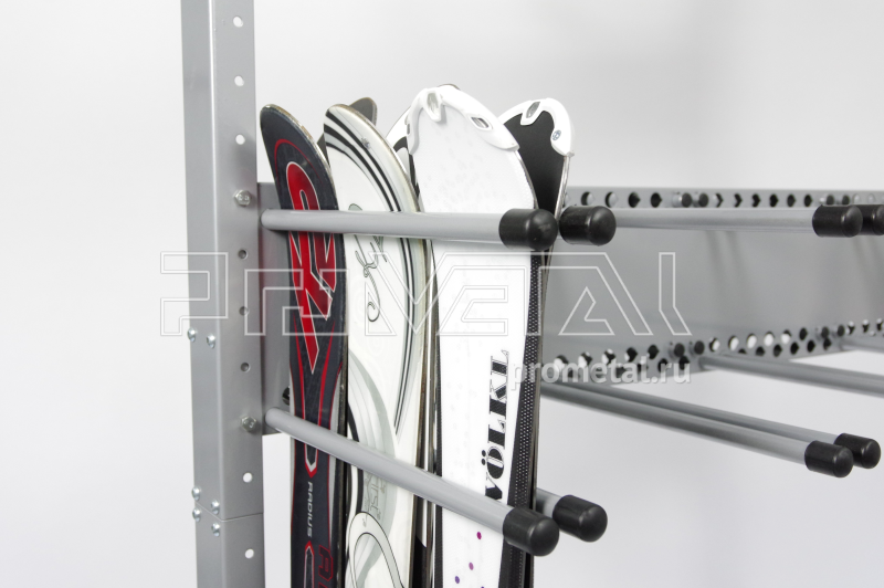 Стойка для лыж, сноубордов навесом Высокая