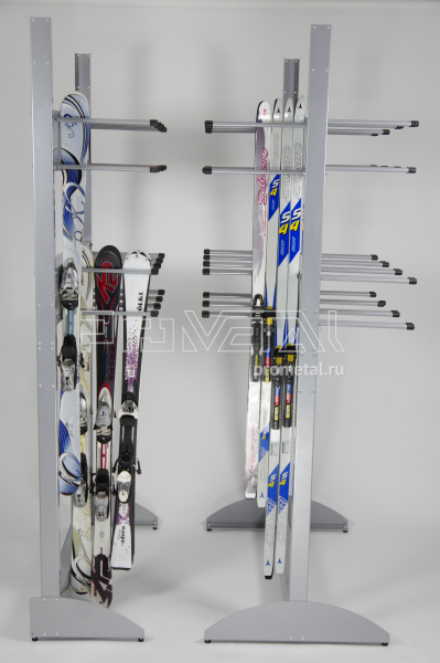 Стойка для лыж, сноубордов навесом Высокая