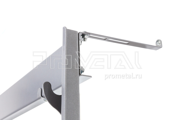 Стенд для рулонов Высокий на ножках, трубы 25мм