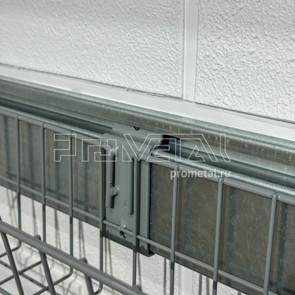 корзина металлическая лёгкая узкая 31x10x10.5 GL32c