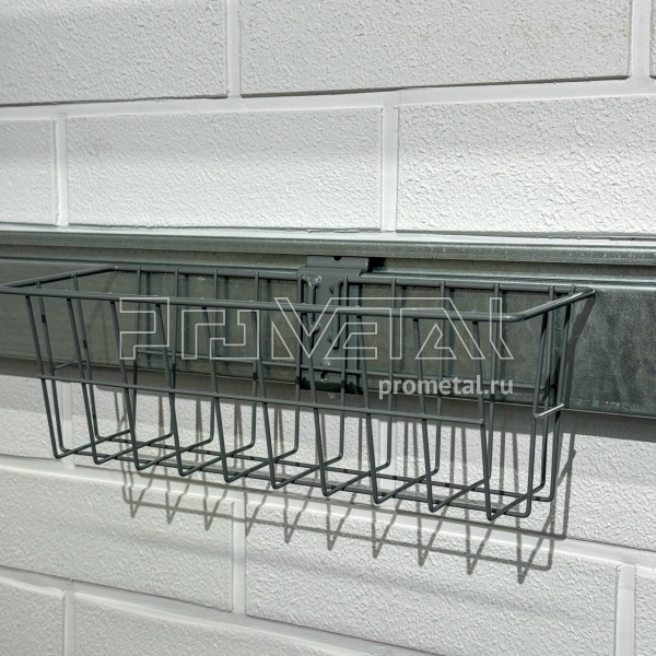 корзина металлическая лёгкая средняя 40.5x15.5x16 GL34c