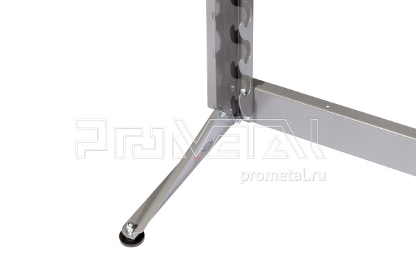 Стенд для рулонов Высокий на ножках, трубы 25мм