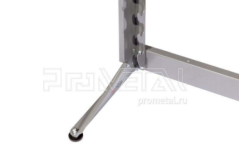 Стенд для рулонов Высокий на ножках, трубы 25мм