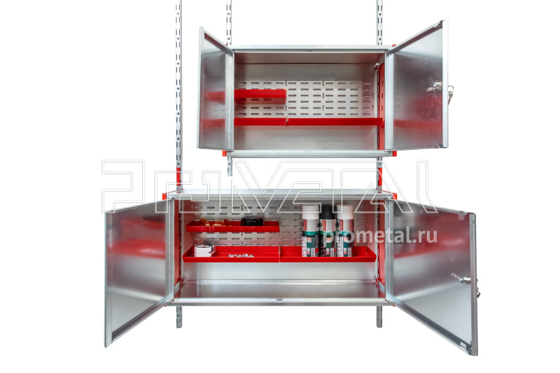Шкафчик с перфорированной задней стенкой