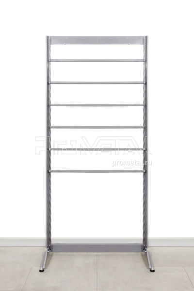 Стенд для рулонов Высокий на ножках, трубы 25мм