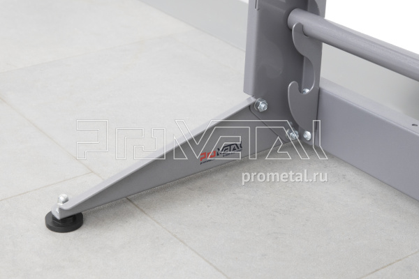 Стенд "14 рулонов" Высокий на ножках, трубы 18мм