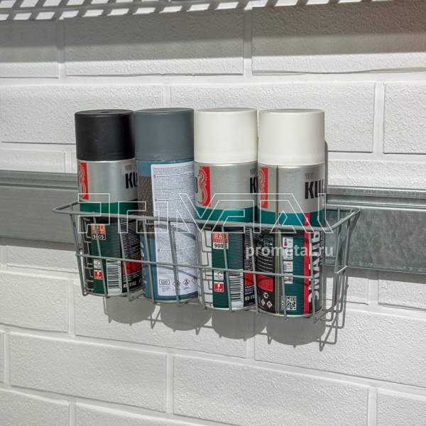 корзина металлическая лёгкая узкая 31x10x10.5 GL32c