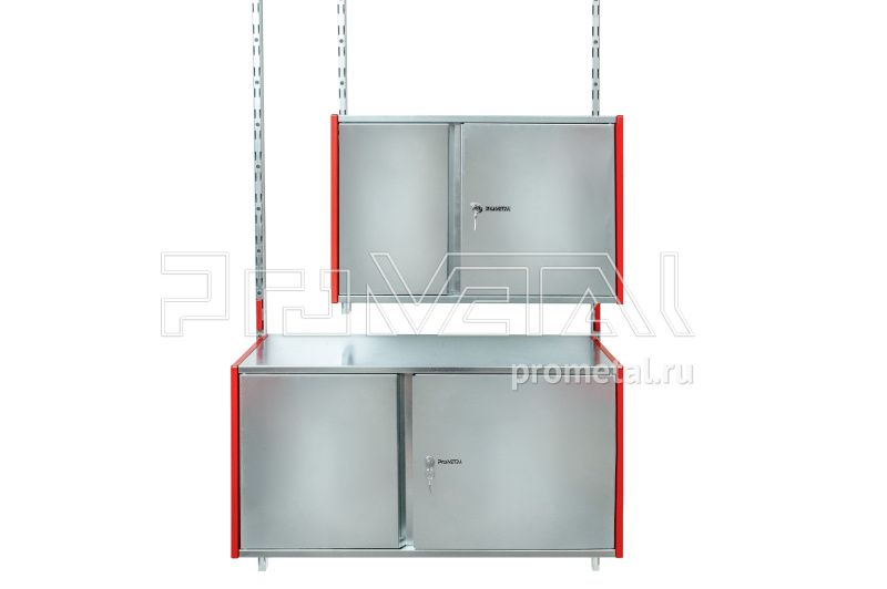 Шкафчик с перфорированной задней стенкой