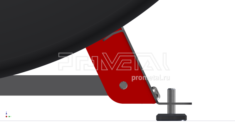 Стойка для колёс 2х4 на ножках с полкой