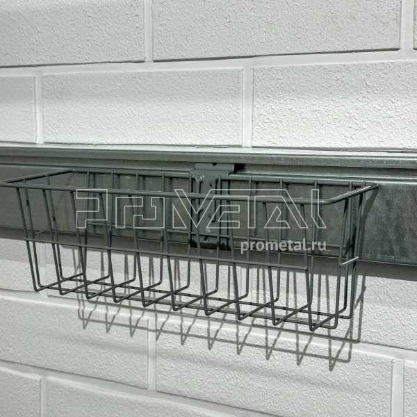 корзина металлическая лёгкая средняя 40.5x15.5x16 GL34c